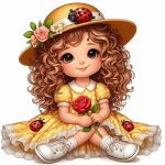Little Ladybug & Roses Sticker#324