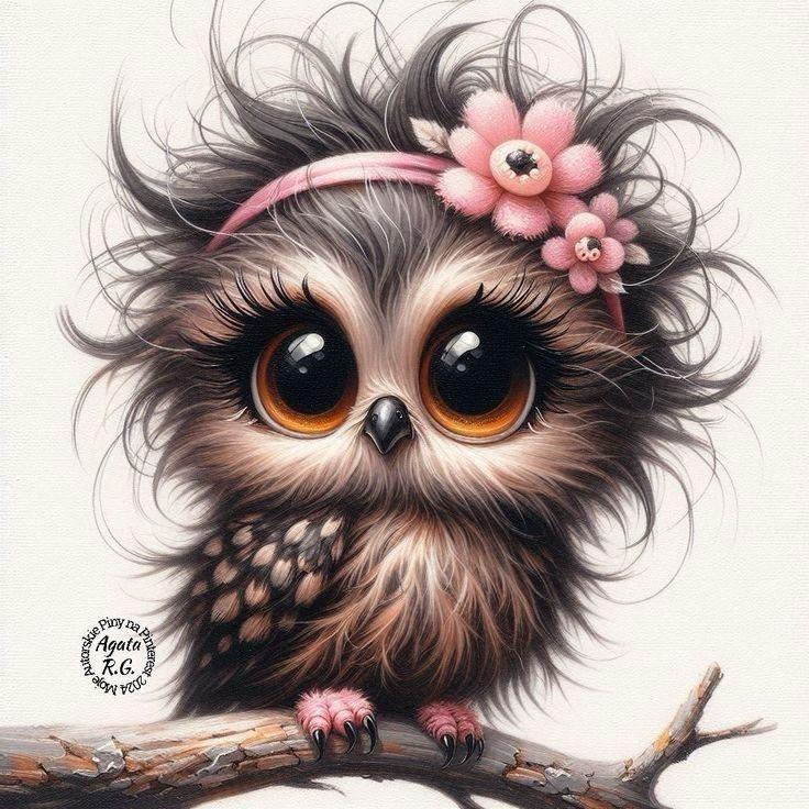 PHOTO-2026-06-26-18-18-45_11 Sweet Big-Eyed Owlet Cutie Sticker#191 - Image 1