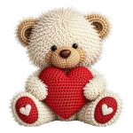 Sweet Yarn Bow Valentine Sticker#195