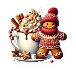 Christmas Gingerbread Cookie Sticker #23