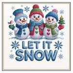 Let Snow Sticker#243