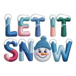 Let It Snow Sticker#240