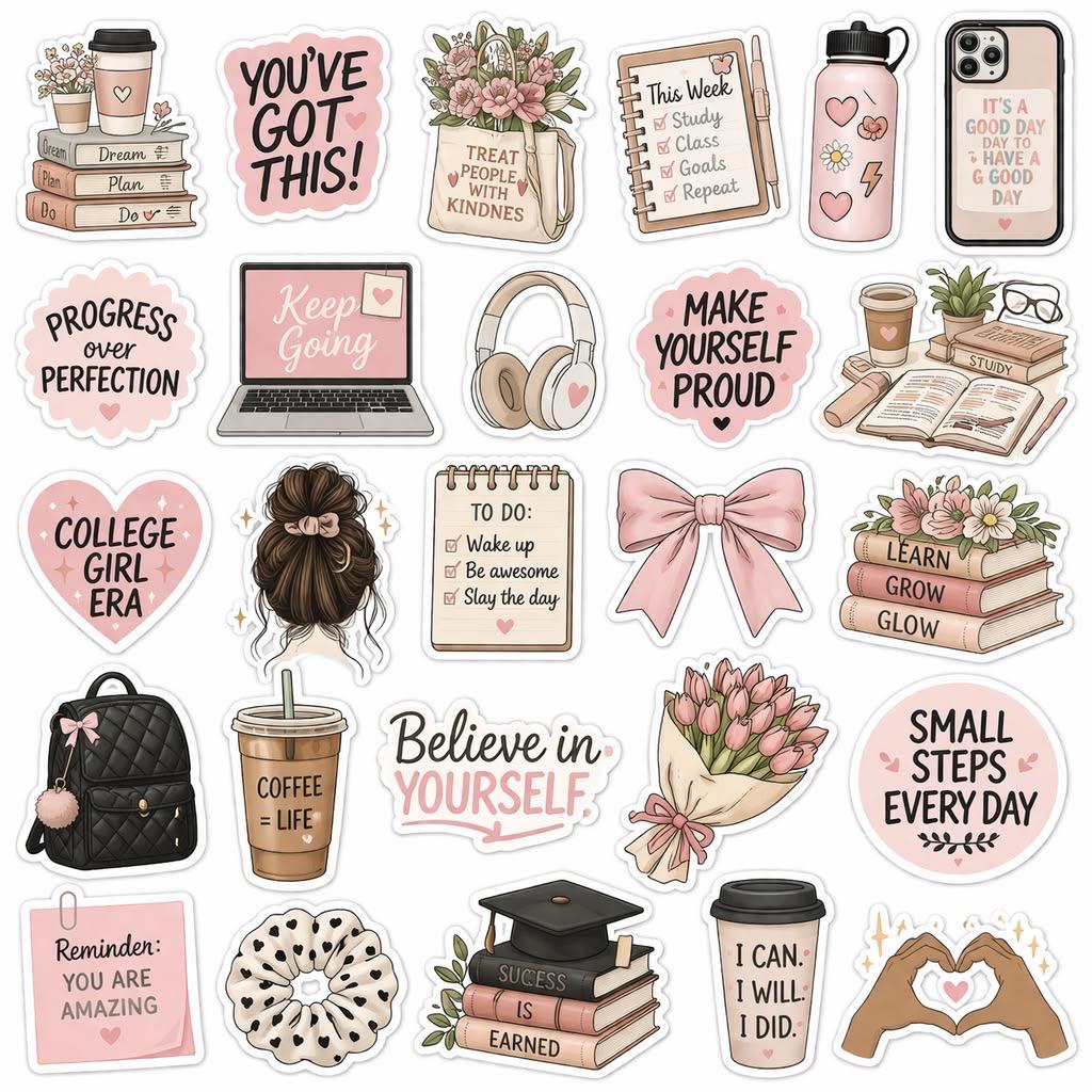 PHOTO-2026-06-26-18-20-53_14 Pink College Aesthetic Sticker #17 - Image 1