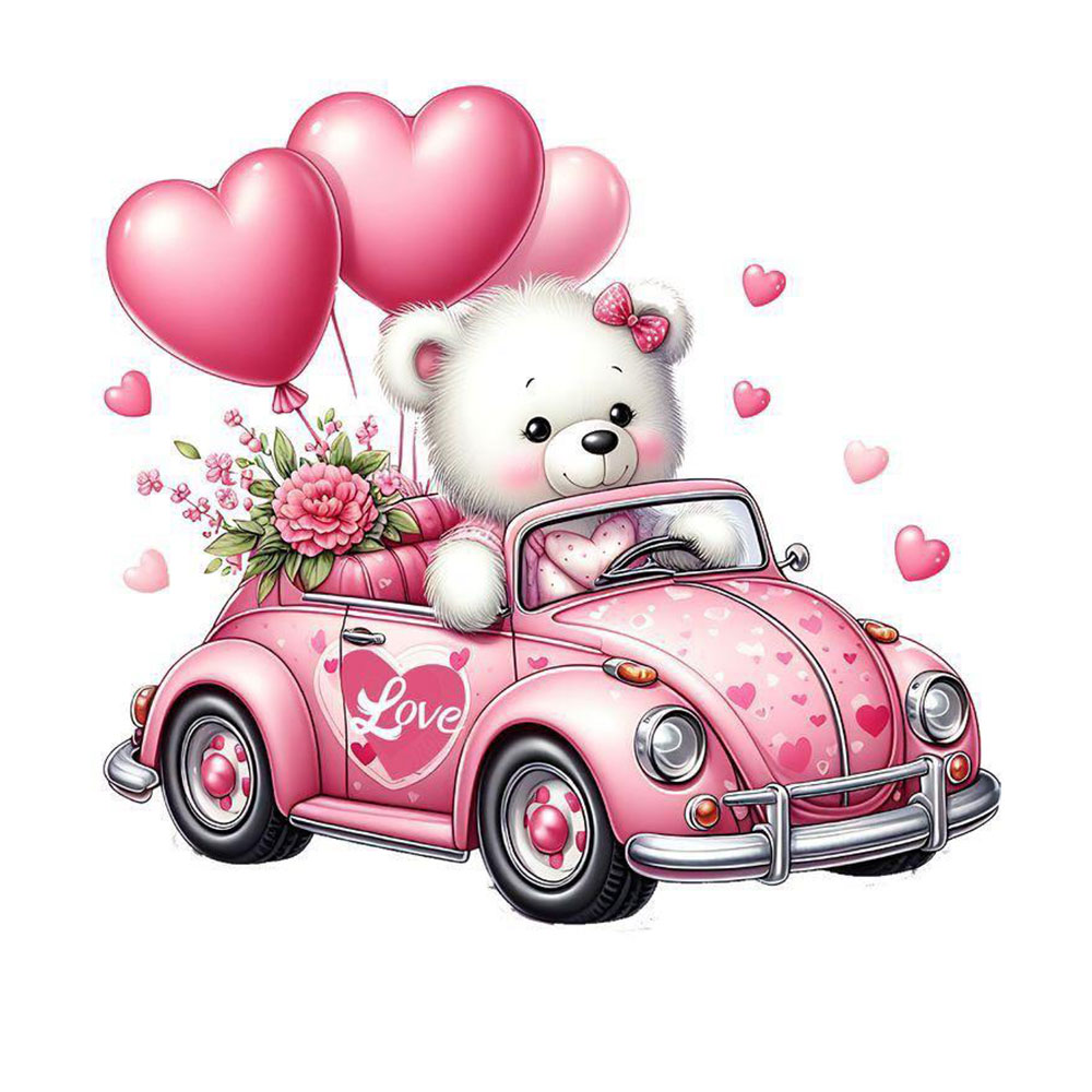 PHOTO-2026-06-26-18-20-53_7 Pink Love Bug Valentine Teddy Sticker#175 - Image 1
