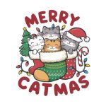 Merry Cat Mas Sticker#278