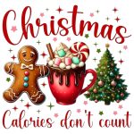 Christmas Calories Don't Count Sticker#276