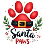 Santa Paws Sticker#271