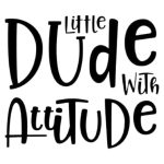 Dude With Attitude Sticker#42
