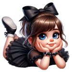 Little Gothic Sweetheart Sticker#315