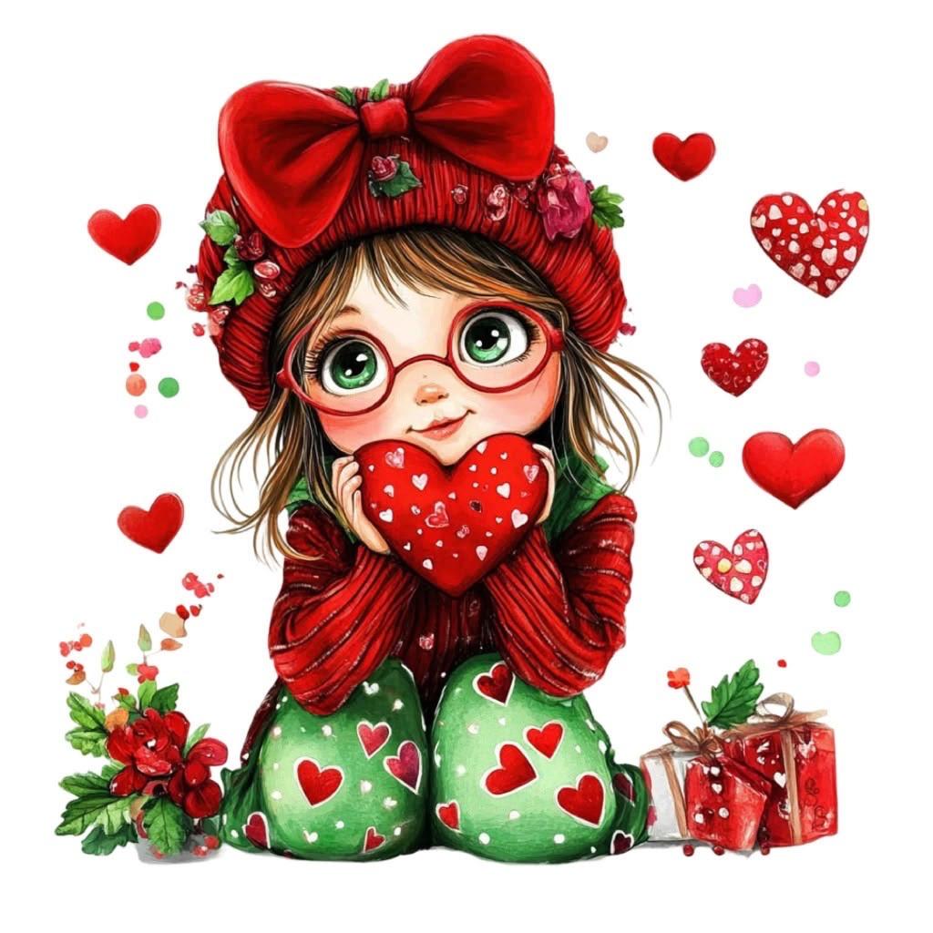 PHOTO-2026-06-27-11-25-02_2 Cozy Christmas Heart Sweetheart Sticker#307 - Image 1