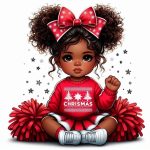 GIRL CHRISTMAS RED JUMPER#303