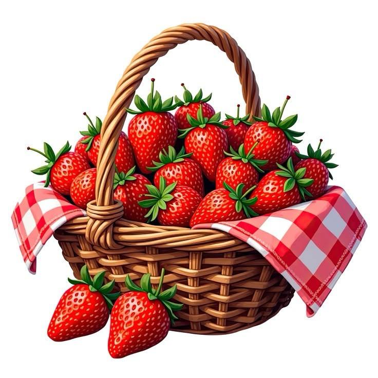 PHOTO-2026-06-27-11-25-03_18 Fresh Summer Strawberry Picnic Basket Sticker#169 - Image 1