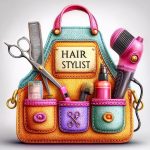 Glam Hair Stylist Tool Bag Sticker#300
