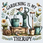 Gardening Is My Therapy Sticker#39