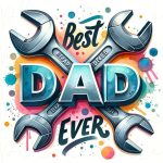 Best Dad Ever Sticker #333