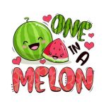 One In A Melon Sticker#207