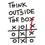 Think Outside The Box Sticker#118